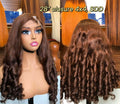 28" Chocolate Brown Body Wave Closure Wig 4x4 | SDD