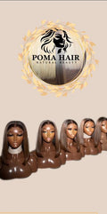 12" Natural Straight 5x5 Closure Wig - Brown